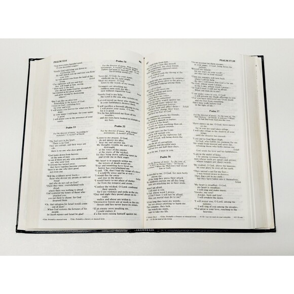 Vtg Pew Bible International Bible Society NIV Church of Christ Blue Fair Conditi - Picture 11 of 16